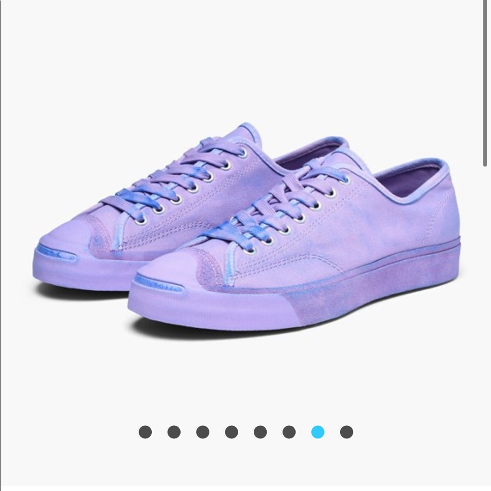 NEW Converse Jack Purcell Burnished Suede Lilac / Blue size 4.5 M / 6 W